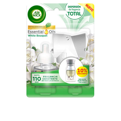 Air-wick sähköinen ilmanraikastin #white bouquet 19 ml - AIR-WICK