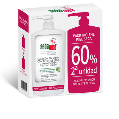 Emulsion without soap kylpygeeli oliiviöljyllä duo 2 x 750 ml - SEBAMED