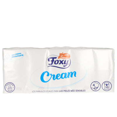Cream nenäliinat herkälle iholle 10 x 9 kpl - FOXY