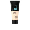 Fit me! foundation matte+poreless #104-pehmeä norsunluu