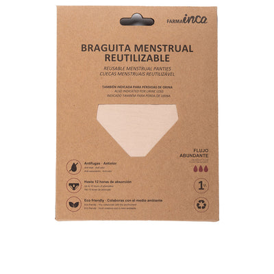 Menstrual Panties Super Absorption #Nude Size L 1 Unit