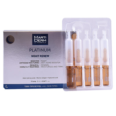 Platinum night renew ampullit 10 x 2 ml - MARTIDERM