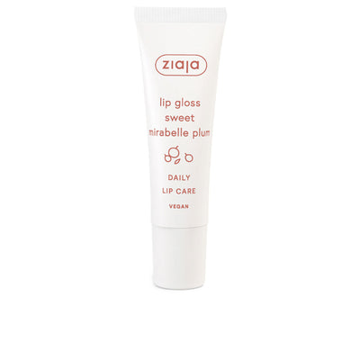 Lip balm with shine sweet mirabelle plum 12 ml - ZIAJA