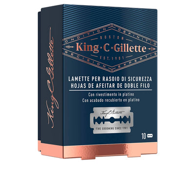 Gillette king double edge vaihtoterät, 10 kpl - GILLETTE