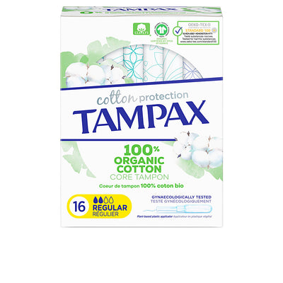 Tampax organic regular tamponi 16 kpl - TAMPAX