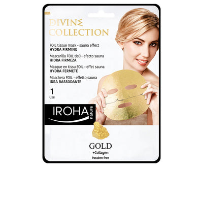 Gold tissue hydra-kiinteyttävä kasvonaamio 1 käyttökerta - IROHA