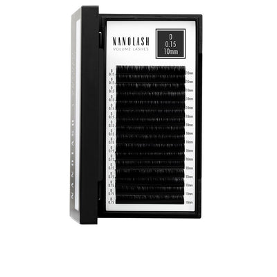 Volume lashes tekoripset 0.15 d #10 mm 1 kpl - NANOLASH