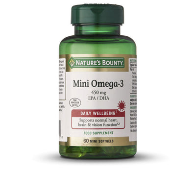 Mini omega-3 450 mg 60 mini pehmeät kapselit - NATURE'S BOUNTY