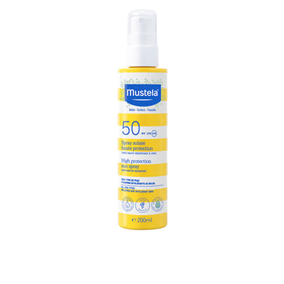 Baby-child sun korkean suojan aurinkosuihke spf50 200 ml - MUSTELA
