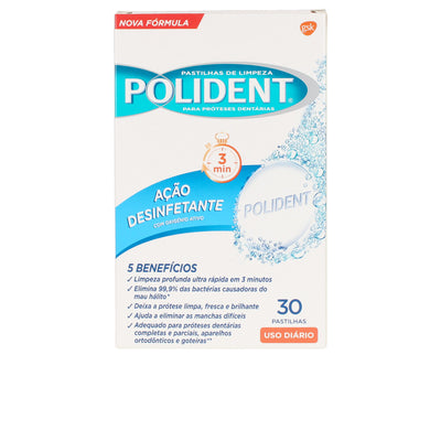Pastillas originales puhdistusaineet 30 kpl - POLIDENT