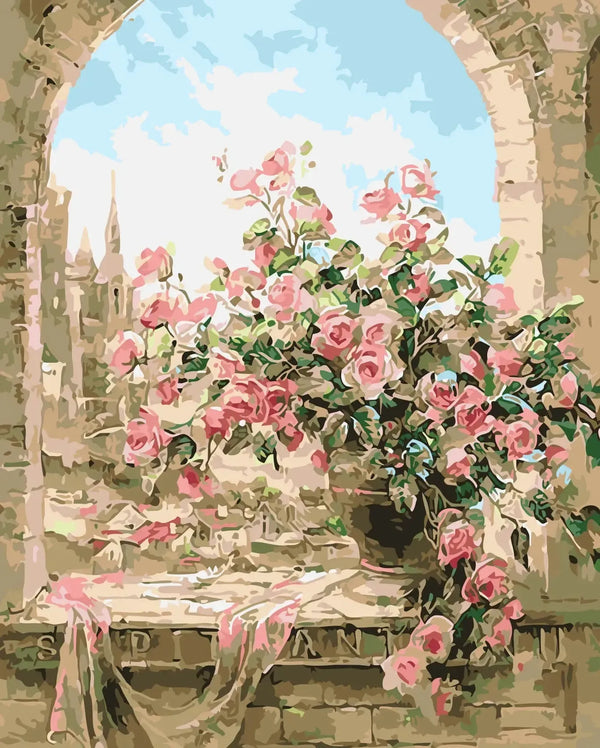 Romantic Blooms of the Past - Paint By Numbers