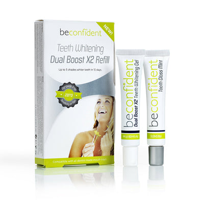 Teeth whitening dual boost x2 täyttöpakkaus 2 kpl - BECONFIDENT
