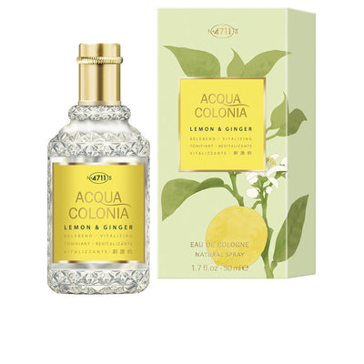 Acqua colonia lemon & ginger eau de cologne -splash & spray 50 ml - 4711