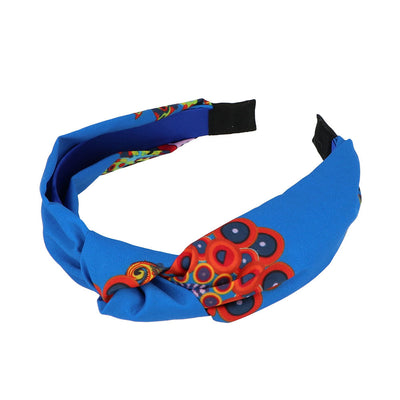 Headband kankaalla vuorattu solmulla 1 kpl - INCA