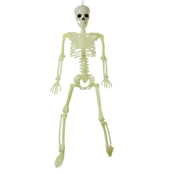 Valkoinen Luuranko 82 cm - Halloween-koriste