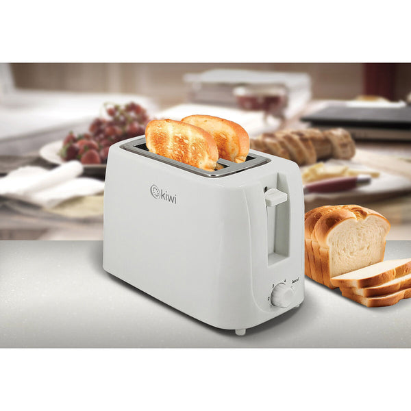 Kiwi leivänpaahdin, valkoinen ja hopeinen, 750 W - Vuodevaatteet.fi