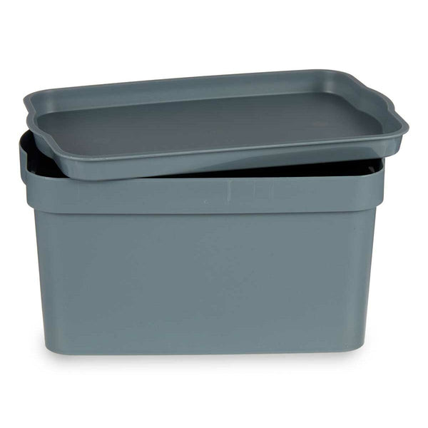 Monikäyttöinen Harmaa Muovilaatikko 2,3 L