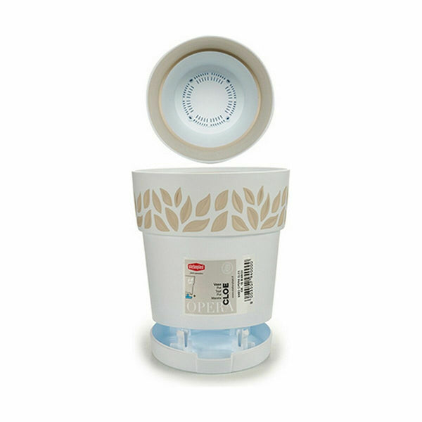 Stefanplast Cloe Itsekasteleva Kukkaruukku Valkoinen 15x15x15 cm