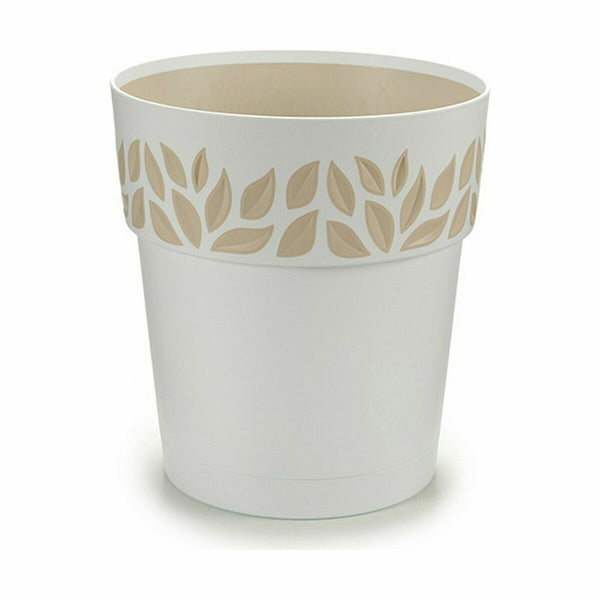 Itsekasteleva Kukkaruukku Stefanplast Cloe Valkoinen 19 cm