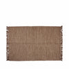 Ruskea Puuvillamatto 180 x 120 cm, 2 osaa