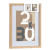 Luonnollinen Kuvakehys Lasi Puu MDF 30 x 40 cm (6 kpl)