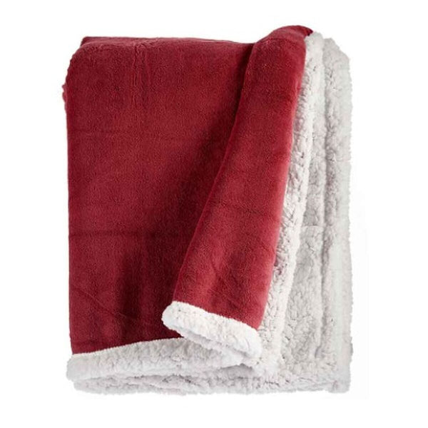 Gift Decor Huopa Valkoinen ja Tumma Pinkki 130 x 170 cm