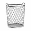 Hopeinen Metallikori 40 L (4 osaa)