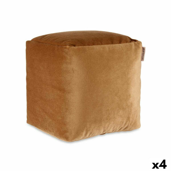 Pehmustettu istuin sametti beige 4 osaa