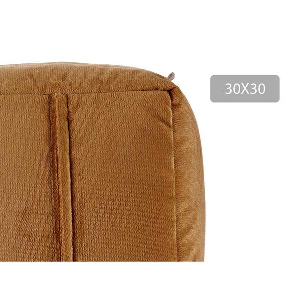 Pehmustettu istuin sametti beige 4 osaa
