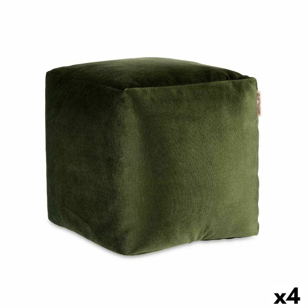 Gift Decor Pehmustettu Istuin Vihreä Sametti 4 kpl