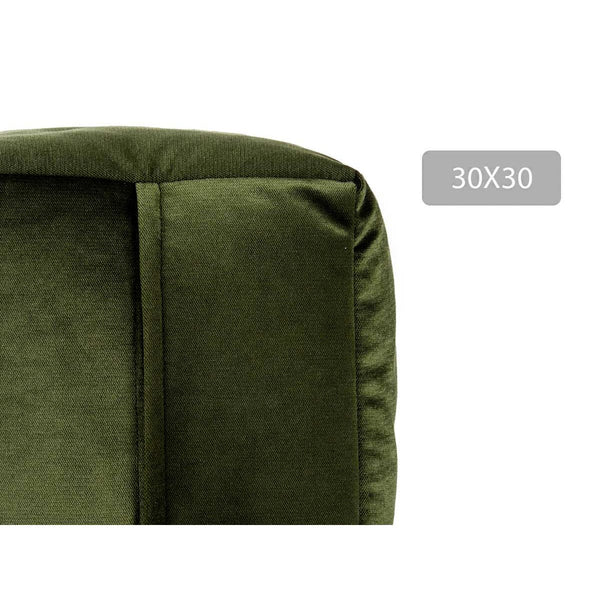 Gift Decor Pehmustettu Istuin Vihreä Sametti 4 kpl