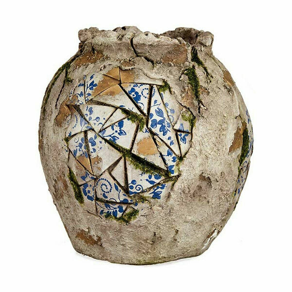 Koristeellinen Puutarhahahmo Polyresiini Maljakko 27 cm