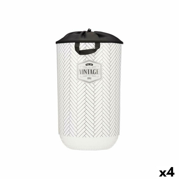 Kipit Vintage Pyykkikori 40L Valkoinen
