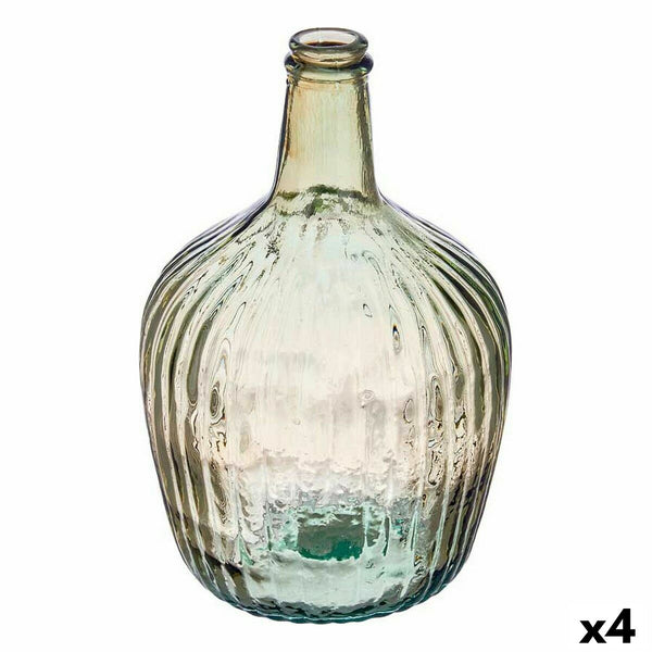 Gift Decor koristepullo lasia, 4 L, läpinäkyvä champagne