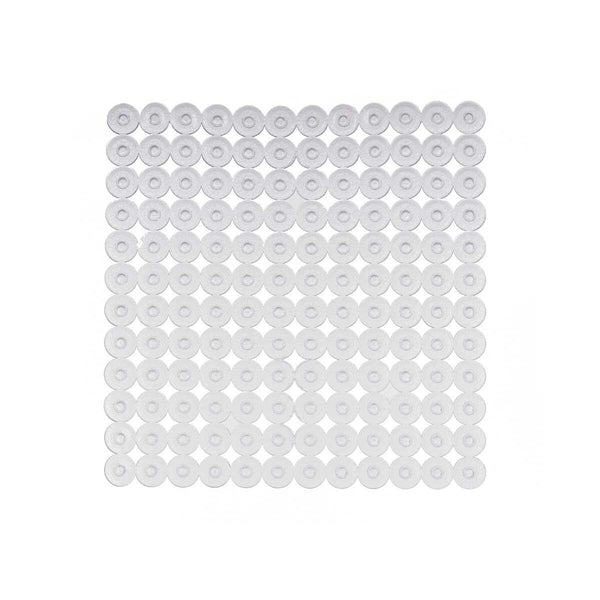 Luistamaton suihkumatto läpinäkyvä PVC 54x54 cm (6 kpl)