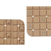 Luistamaton suihkumatto Beige PVC