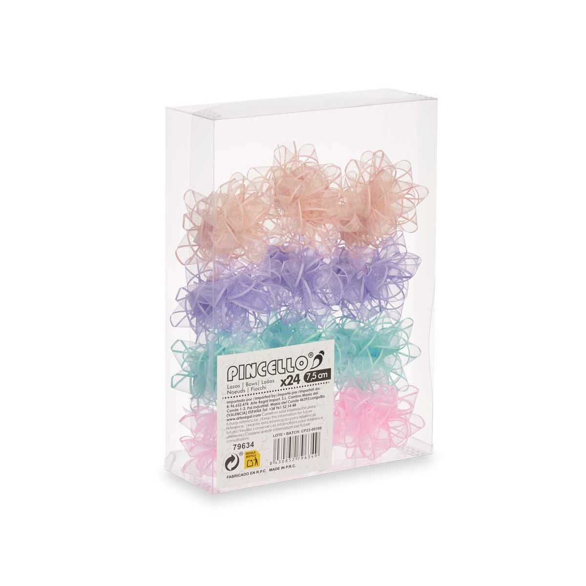 Pincello silmukat PVC 7,5 cm 12 osaa