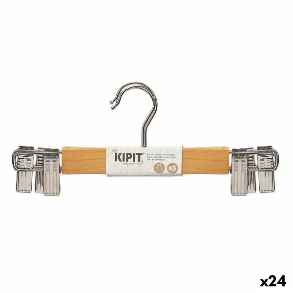 Kipit Vaatehengarisetti Ruskea ja Hopeinen