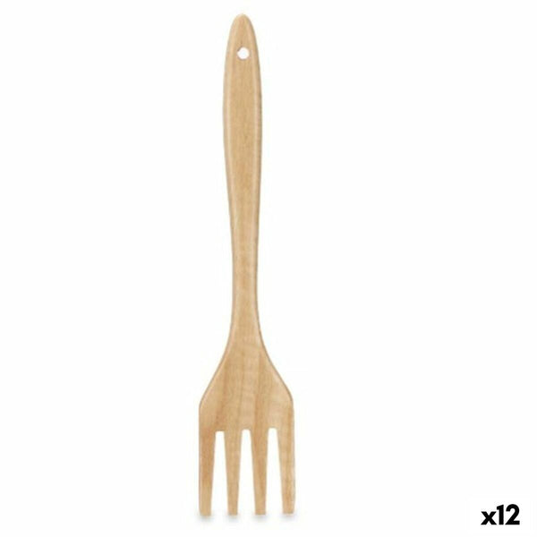 Puinen Keittiöhaarukka 35 cm, 12 kpl