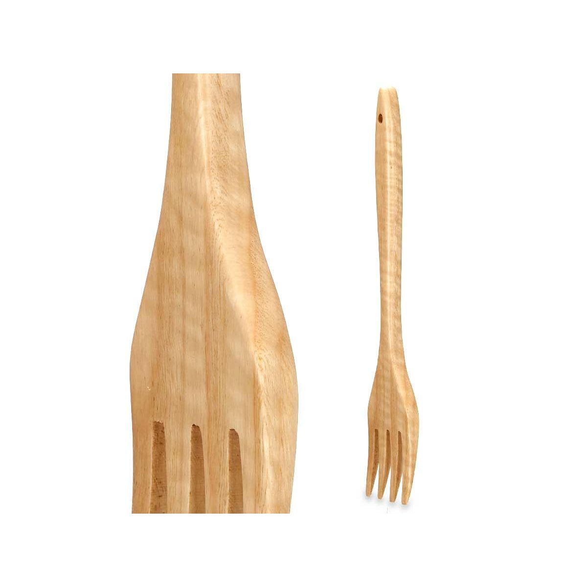 Puinen Keittiöhaarukka 35 cm, 12 kpl