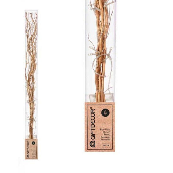 Gift Decor LED-koristekimppu, kullattu puu