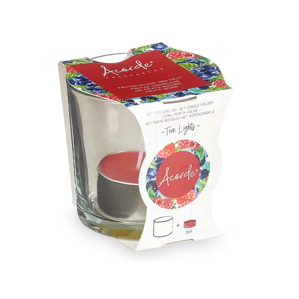 Acorde Tuoksukynttilä Tealight Punaiset Marjat 12 kpl