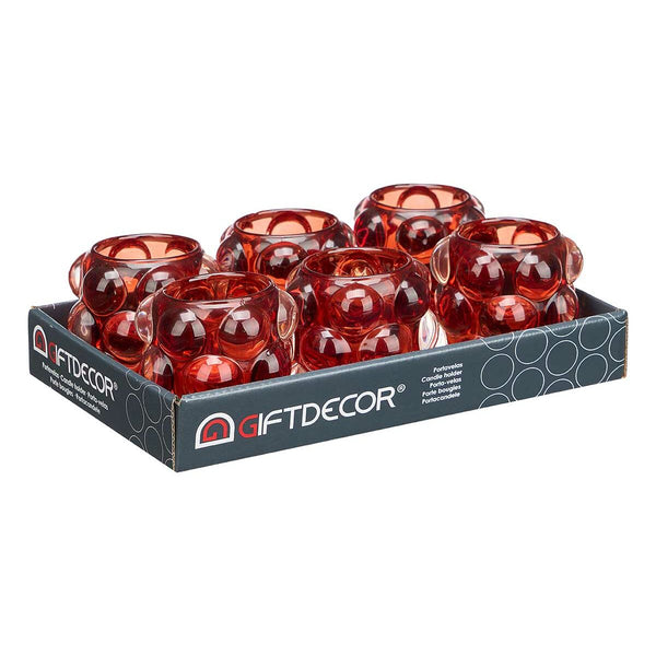 Oranssi Kristalli Kynttilänjalka Mikrohelmillä