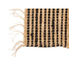 Gift Decor Juuttimatto Musta Luonnollinen Raidat 70x140 cm