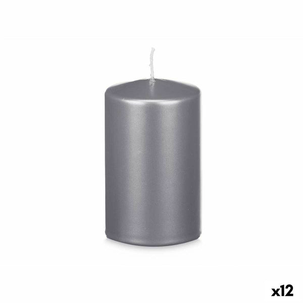Hopeinen Kynttilä 9 x 15 cm, 12 kpl