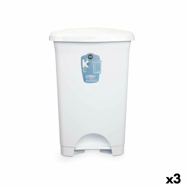Valkoinen Poljinsanko 50L, 3 osaa
