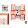 Monivärinen Kuvakehys Gift Decor, Metalli ja Puu, 6 osaa