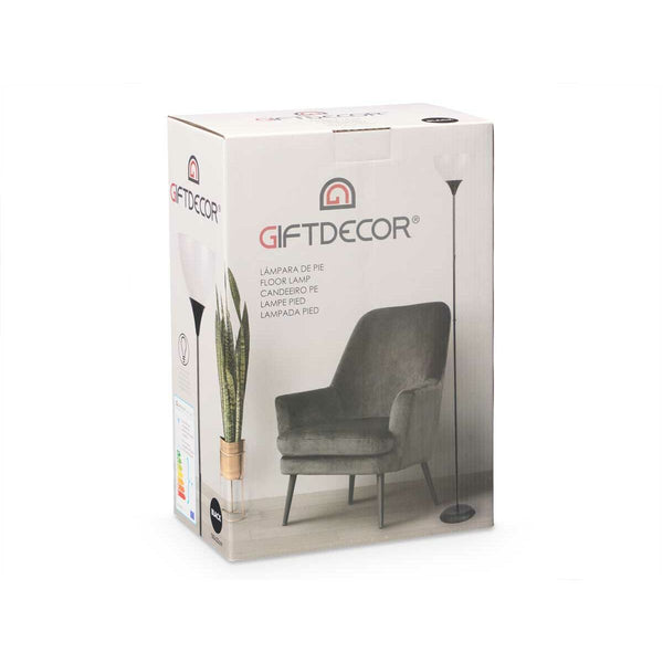 Gift Decor Lattialamppu Valkoinen Musta