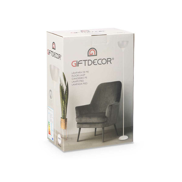 Valkoinen Lattialamppu Gift Decor 60 W