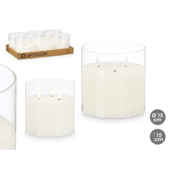 Gift Decor LED Kynttilä 6 kpl, Valkoinen